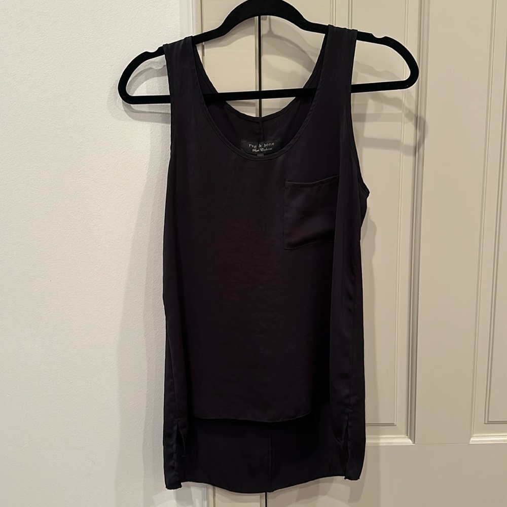 Rag & Bone satin-feel tank